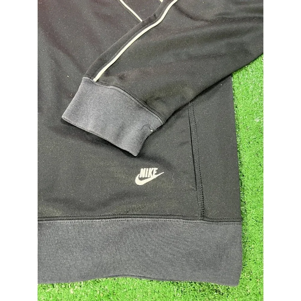 Vintage Nike Y2k Black Full Zip Up Track Jacket mens size X-Large‎